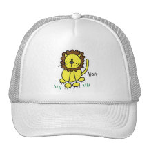 Stick Figure Lion T-shirts and Gifts Mesh Hats