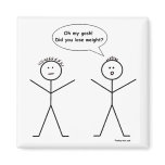 Stick Figure Lose Weight Magnet