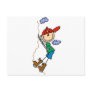 Stick Figure Mountain Climbing Tshirts and Gifts Postcards