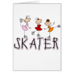 Stick Figure Skater Tshirts and Gifts Cards