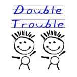 Stick Figure Twins t-shirts
