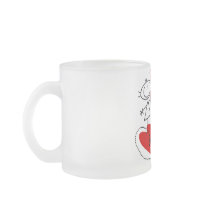 Stick Girl Be Mine Valentine Mugs