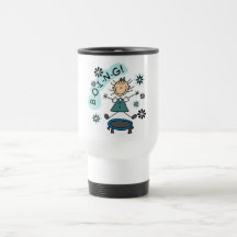 Stick Girl on Trampoline T-shirts and Gifts Coffee Mug