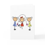Stick Girls Jumping Rope
