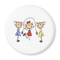 Stick Girls Jumping Rope