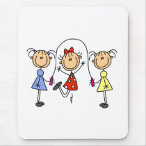 Stick Girls Jumping Rope