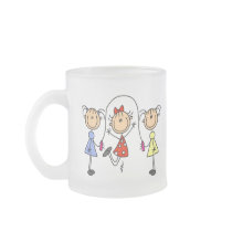 Stick Girls Jumping Rope Coffee Mug