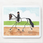 STICK HORSE Brown Trot Dressage mousepads