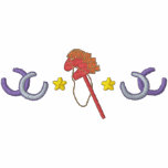 Stick Horse/ Horse Shoes embroidered shirts
