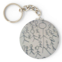 Stick Men Keychain