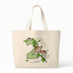 Stick Monkey Swing 2nd Birthday Canvas Bags