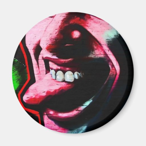 Stick Out Tongue, East Side Gallery, Berlin Wall-2 Fridge Magnet