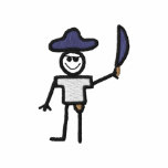 Stick Pirate embroidered shirts