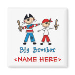 Stick Pirates Big Brother magnets