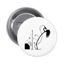 Stick Singer Pin
