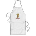 Stick this! aprons