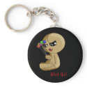 Stick this! keychains