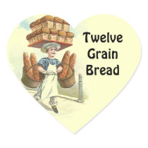 Sticker Antique Fun Bread Baker Chef Personalise