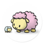 Sticker - Baby Muttons and Mum