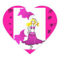Sticker belly dancer tribal bollywood gypsy