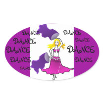 Sticker belly dancer tribal bollywood gypsy