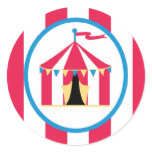 sticker circus cute fun tent  stripes colourful