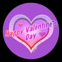 Sticker - Happy Valentine's Day stickers