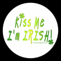 Sticker - Kiss Me, I'm IRISH stickers