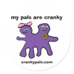 sticker: my pals are cranky