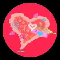 Sticker - One Crazy Heart stickers