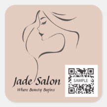 Sticker Template Hair Salon