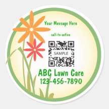 Sticker Template Lawn Care