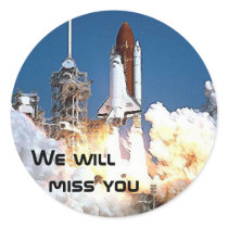 Sticker - We will miss the Space Shuttle 2