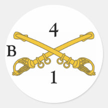 Sticker with 4cav insignia, 4, 1, B