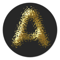 Sticker with letter A
