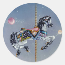 Stickers - Grey Mare Carousel Horse