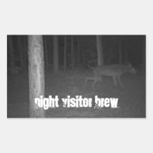 STICKERS Homebrewing Beer Wild Dog Night Visitor