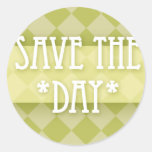 stickers save the day green
