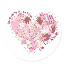 Stickers: Spreading Aloha (per sheet of 20)