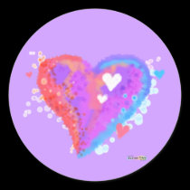 Stickers - Torn Heart stickers