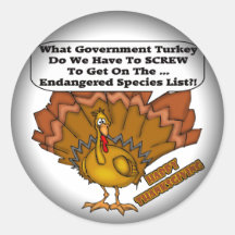 Stickers - Turkey Endangered Species