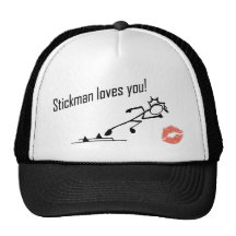 Stickman Loves You Kiss Sprinter Hat