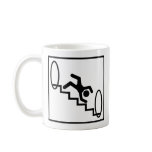 Stickman Stairs - Danger Coffee Mugs
