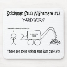 Stickman Stu Nightmare #13 Mousemat