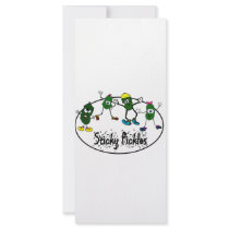 Sticky Pickle Logo Personalized Rack Card
