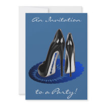 Stiletto Art - Black and Blue
