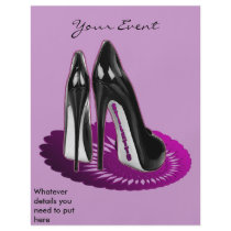 Stiletto Art - Black and Purple