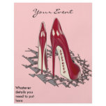 Stiletto Art - Shoe Fetish - Burgundy flyers