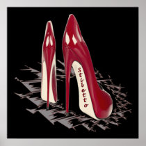 Stiletto Art - Shoe Fetish - Burgundy