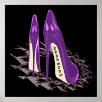 Stiletto Art - Shoe Fetish - Purple